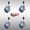 Service Caster 4 Inch 316SS Blue Poly Swivel 1-1/4 Inch Expanding Stem Caster Set Brake SCC SCC-SS316EX20S414-PPUBBLUE-TLB-114-4 - alternate 4